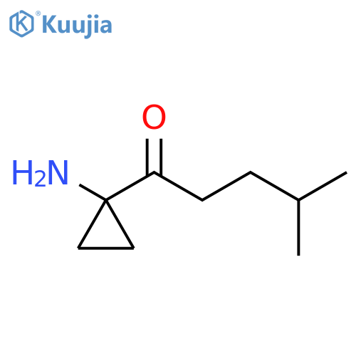 1-Pentanone, 1-(1-aminocyclopropyl)-4-methyl- structure