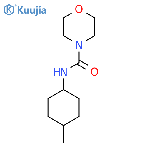 N-[(1R,4r)-4-methylcyclohexyl]morpholine-4-carboxamide structure