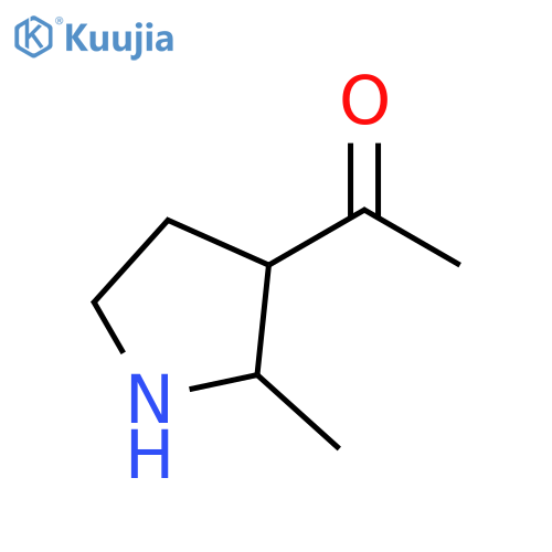 Ethanone, 1-(2-methyl-3-pyrrolidinyl)- structure