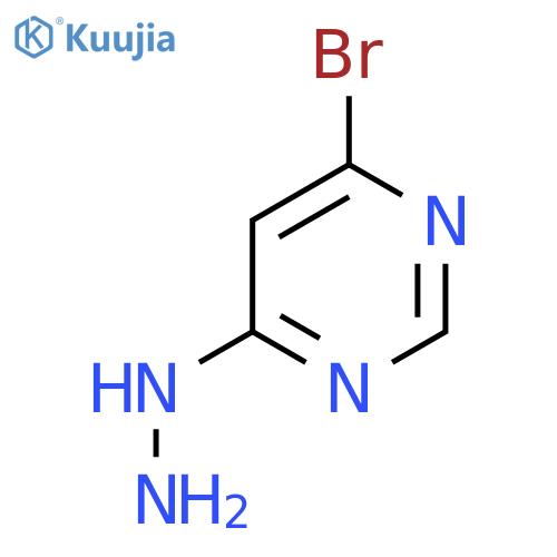 4-Bromo-6-hydrazinylpyrimidine structure