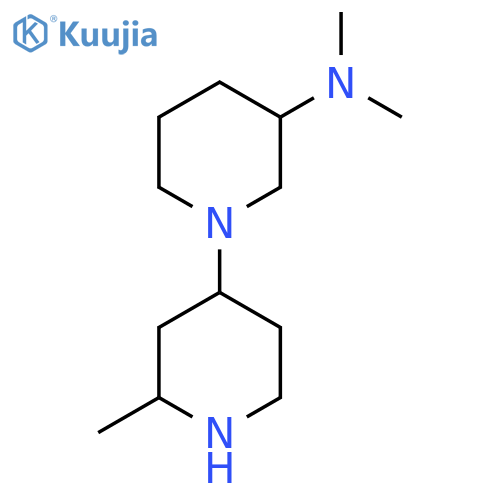 N,N-dimethyl-1-(2-methylpiperidin-4-yl)piperidin-3-amine structure