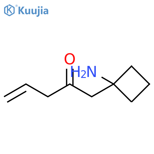 4-Penten-2-one, 1-(1-aminocyclobutyl)- structure