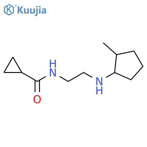 N-{2-(2-methylcyclopentyl)aminoethyl}cyclopropanecarboxamide structure