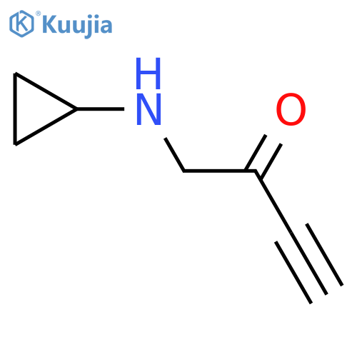 1-(Cyclopropylamino)but-3-yn-2-one structure