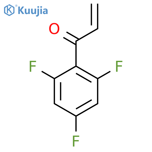 1-(2,4,6-trifluorophenyl)prop-2-en-1-one structure