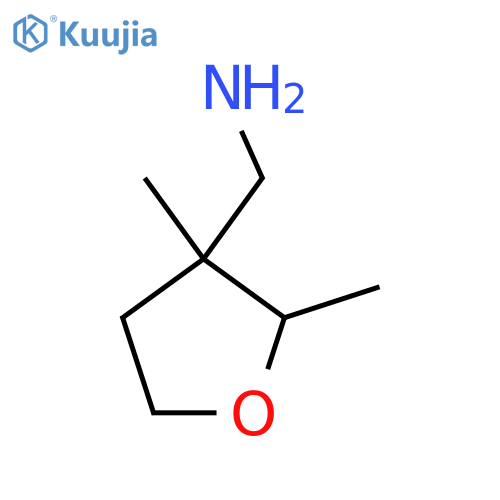(2,3-dimethyloxolan-3-yl)methanamine structure