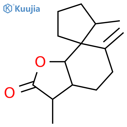 Spiro[benzofuran-7(4H),1'-cyclopentan]-2(3H)-one, tetrahydro-2',3-dimethyl-6-methylene-, (1'R,2'S,3R,3aR,7aS)- (9CI) structure