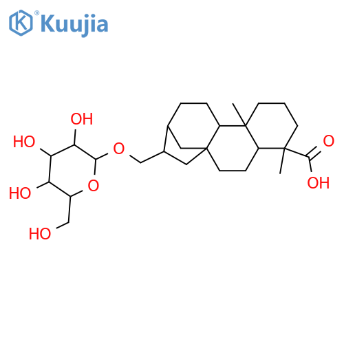 Kauran-18-oic acid,17-(b-D-glucopyranosyloxy)-, (4a,16a)- (9CI) structure