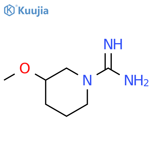 3-methoxypiperidine-1-carboximidamide structure