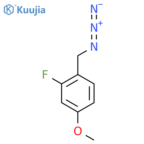 1-(Azidomethyl)-2-fluoro-4-methoxybenzene structure