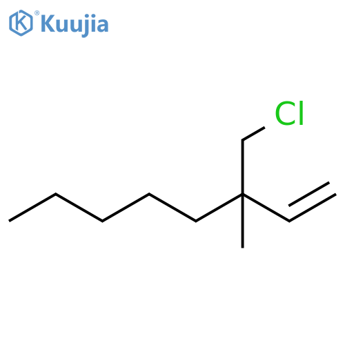 1-Octene, 3-(chloromethyl)-3-methyl- structure