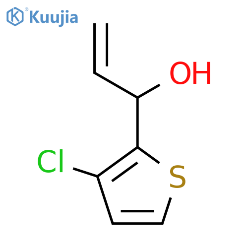 1-(3-chlorothiophen-2-yl)prop-2-en-1-ol structure