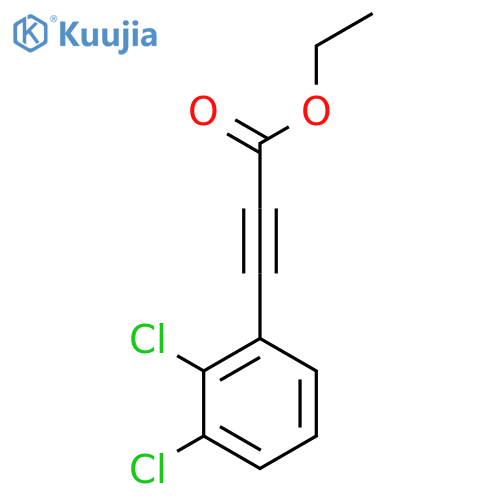 Ethyl 3-(2,3-dichlorophenyl)prop-2-ynoate structure