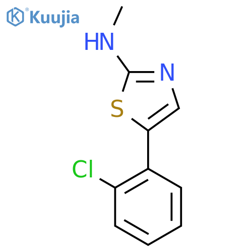 5-(2-Chlorophenyl)-N-methylthiaZol-2-amine structure