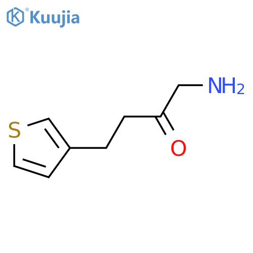 1-Amino-4-(thiophen-3-yl)butan-2-one structure