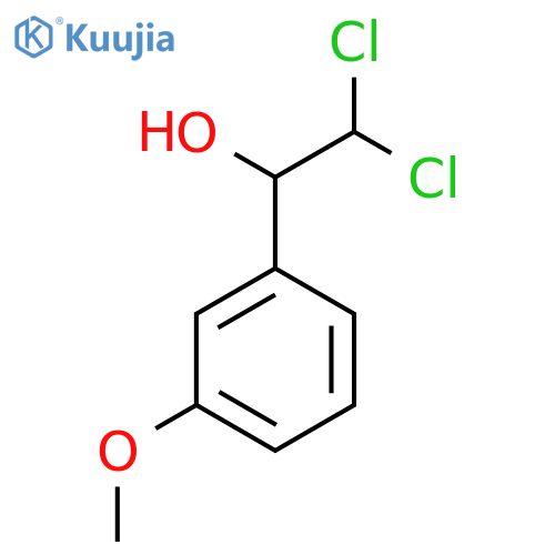 2,2-Dichloro-1-(3-methoxyphenyl)ethanol structure