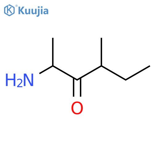 2-amino-4-methylhexan-3-one structure
