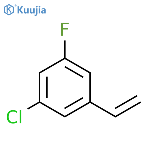 1-chloro-3-ethenyl-5-fluorobenzene structure