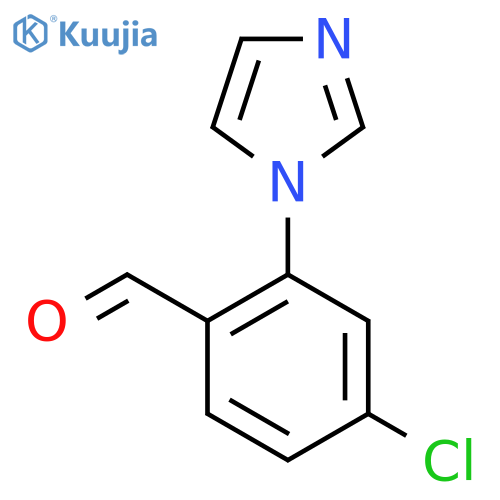 4-chloro-2-(1H-imidazol-1-yl)benzaldehyde structure