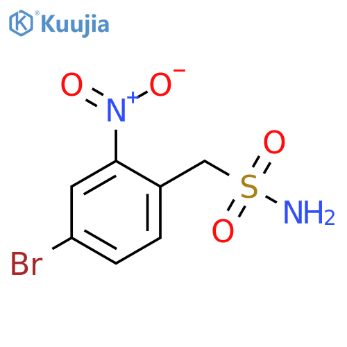 (4-bromo-2-nitrophenyl)methanesulfonamide structure
