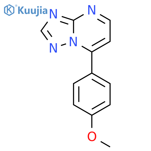 7-(4-methoxyphenyl)-[1,2,4]triazolo[1,5-a]pyrimidine structure