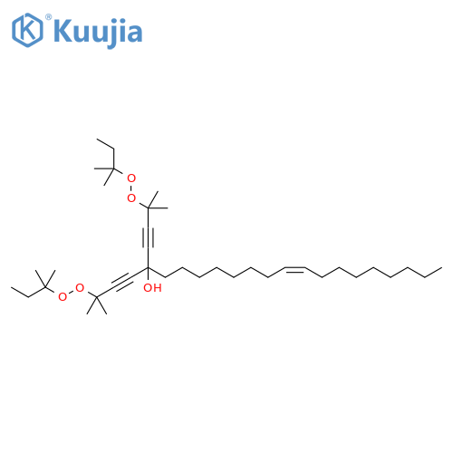 13-Docosen-3-yn-5-ol, 2-[(1,1-dimethylpropyl)dioxy]-5-[3-[(1,1-dimethylpropyl)dioxy]-3-methyl-1-butynyl]-2-methyl-, (13Z)- (9CI) structure
