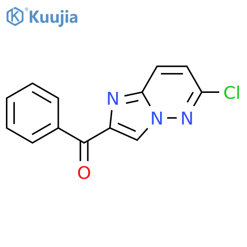 (6-Chloroimidazo[1,2-b]pyridazin-2-yl)phenylmethanone structure