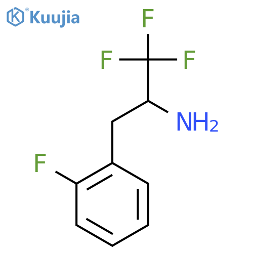 1,1,1-trifluoro-3-(2-fluorophenyl)propan-2-amine structure