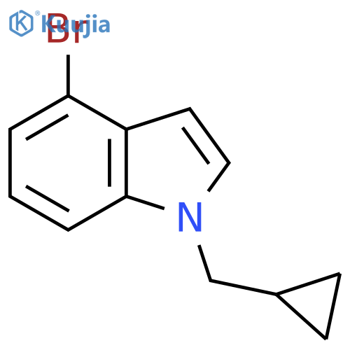 4-Bromo-1-(cyclopropylmethyl)-1H-indole structure