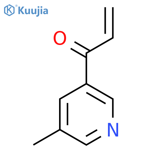 1-(5-methylpyridin-3-yl)prop-2-en-1-one structure
