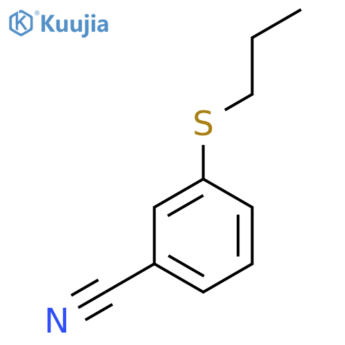 3-(Propylthio)benZonitrile structure