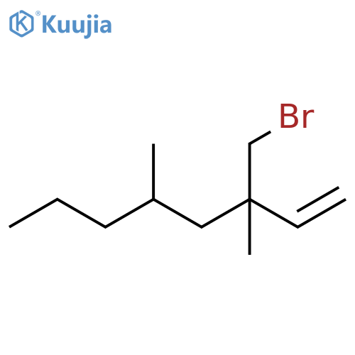 1-Octene, 3-(bromomethyl)-3,5-dimethyl- structure