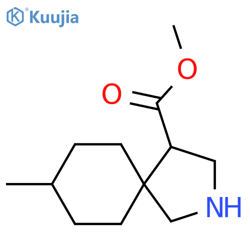 methyl 8-methyl-2-azaspiro4.5decane-4-carboxylate structure