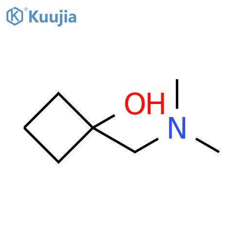 1-[(dimethylamino)methyl]cyclobutan-1-ol structure