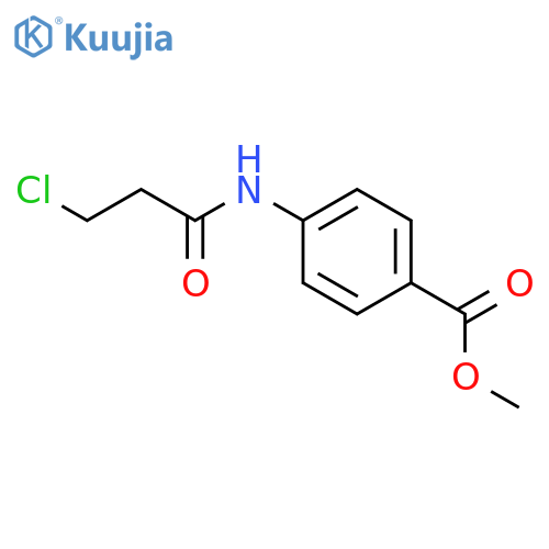 Methyl 4-(3-Chloropropanoyl)aminobenzoate structure
