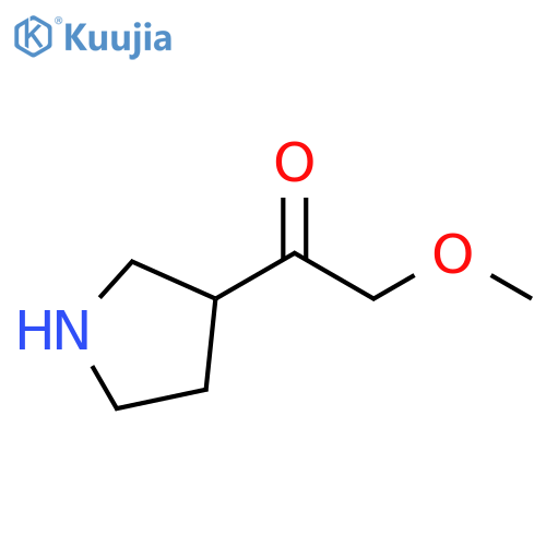 Ethanone, 2-methoxy-1-(3-pyrrolidinyl)- structure