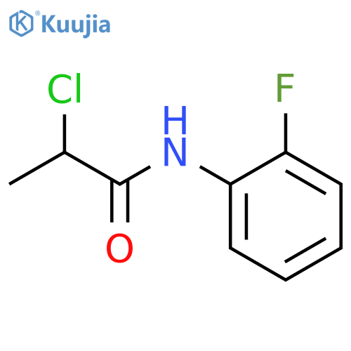 2-Chloro-N-(2-fluorophenyl)propanamide structure