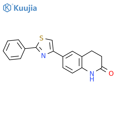 6-(2-Phenyl-1,3-thiazol-4-yl)-1,2,3,4-tetrahydroquinolin-2-one structure