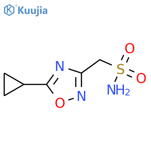(5-Cyclopropyl-1,2,4-oxadiazol-3-yl)methanesulfonamide structure