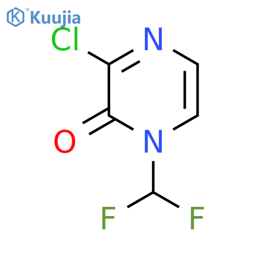 3-chloro-1-(difluoromethyl)-1,2-dihydropyrazin-2-one structure
