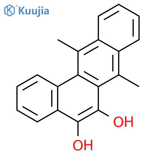Benz[a]anthracene-5,6-diol,7,12-dimethyl- structure