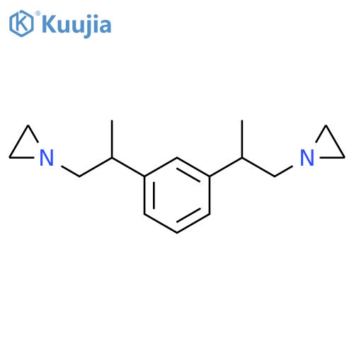 Aziridine, 1,1'-[1,3-phenylenebis(2-methyl-2,1-ethanediyl)]bis- structure