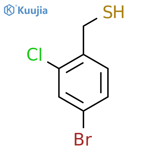 (4-Bromo-2-chlorophenyl)methanethiol structure