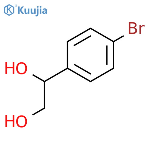 1,2-Ethanediol, 1-(4-bromophenyl)-, (1S)- structure