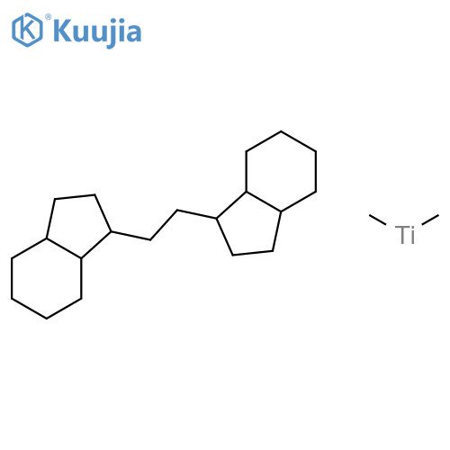 Titanium,[1,2-ethanediylbis[(1,2,3,3a,7a-h)-4,5,6,7-tetrahydro-1H-inden-1-ylidene]]dimethyl-, stereoisomer (9CI) structure