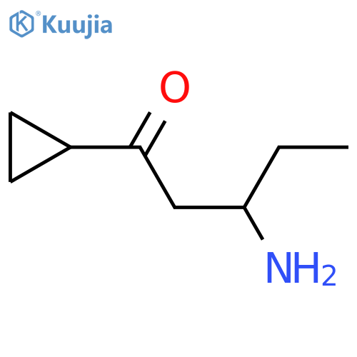 3-Amino-1-cyclopropylpentan-1-one structure