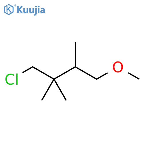 Butane, 1-chloro-3-(methoxymethyl)-2,2-dimethyl- structure