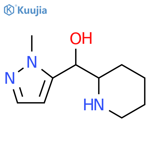 2-Piperidinemethanol, α-(1-methyl-1H-pyrazol-5-yl)- structure