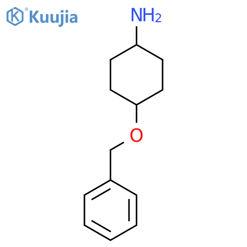 trans-4-(Benzyloxy)cyclohexanamine structure