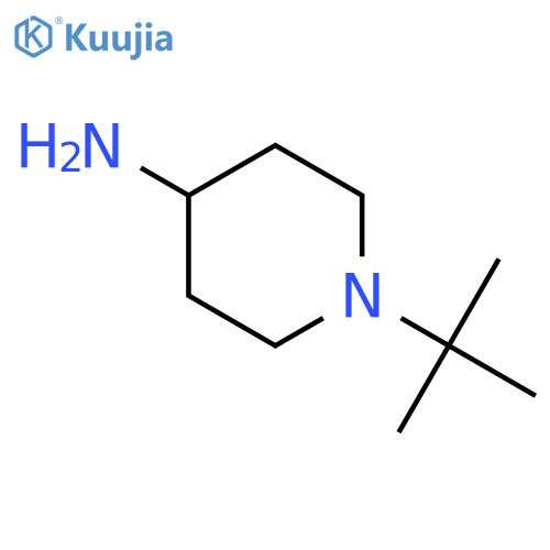 1-(1,1-Dimethylethyl)-4-piperidinamine structure